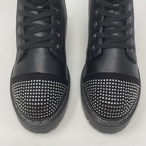 Sugar Kalina Studded Combat Ankle Boots - Picture 7 of 13